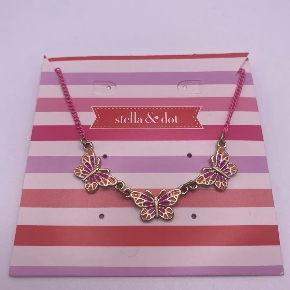 Stella & Dot Mariposa Butterfly Necklace